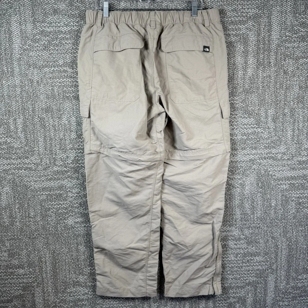 North Face Paramount Peak II‎ Convertible Pants Mens Large Brown Hiking Shorts